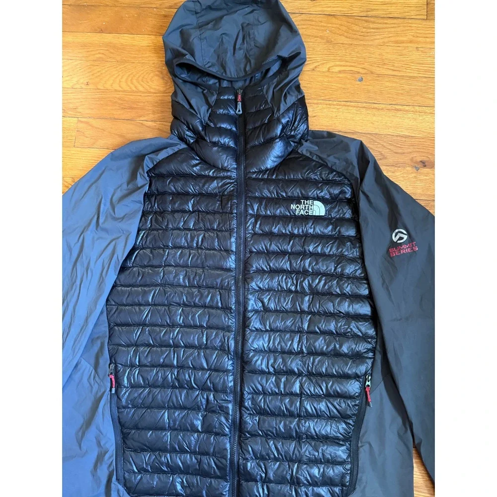 The North Face Summit Series Hybrid Jacket 800 Pro Down Black Grey Mens Large